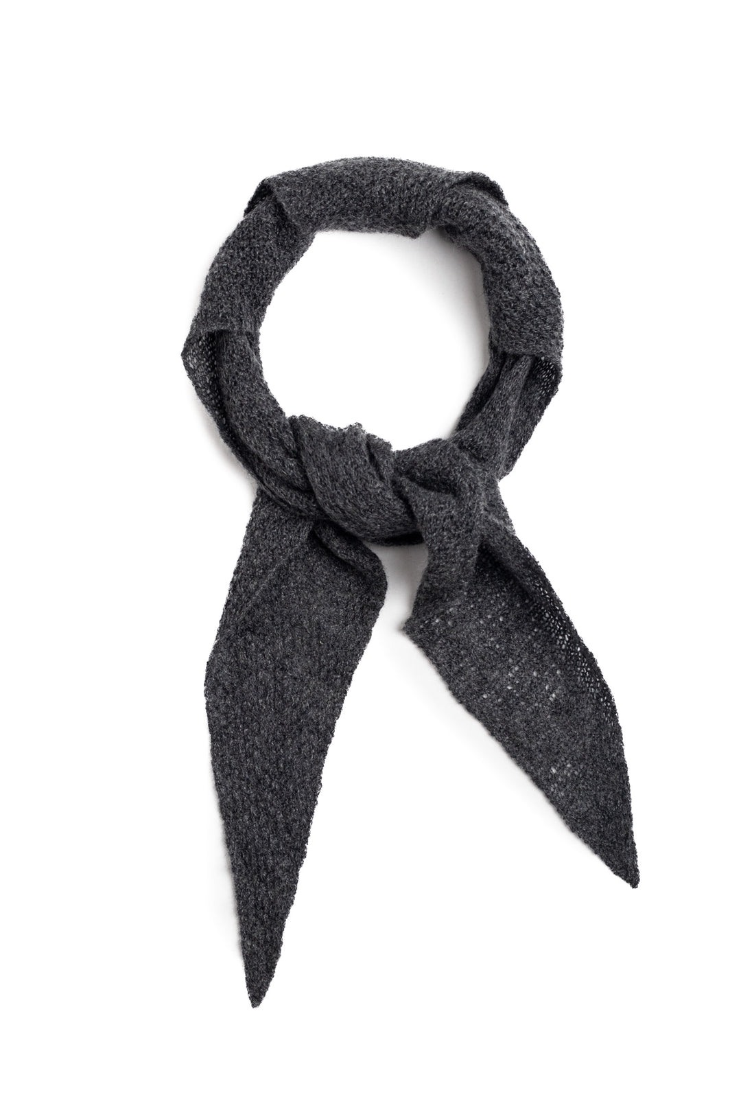 Cashmere triangle scarf #colour_derby-grey