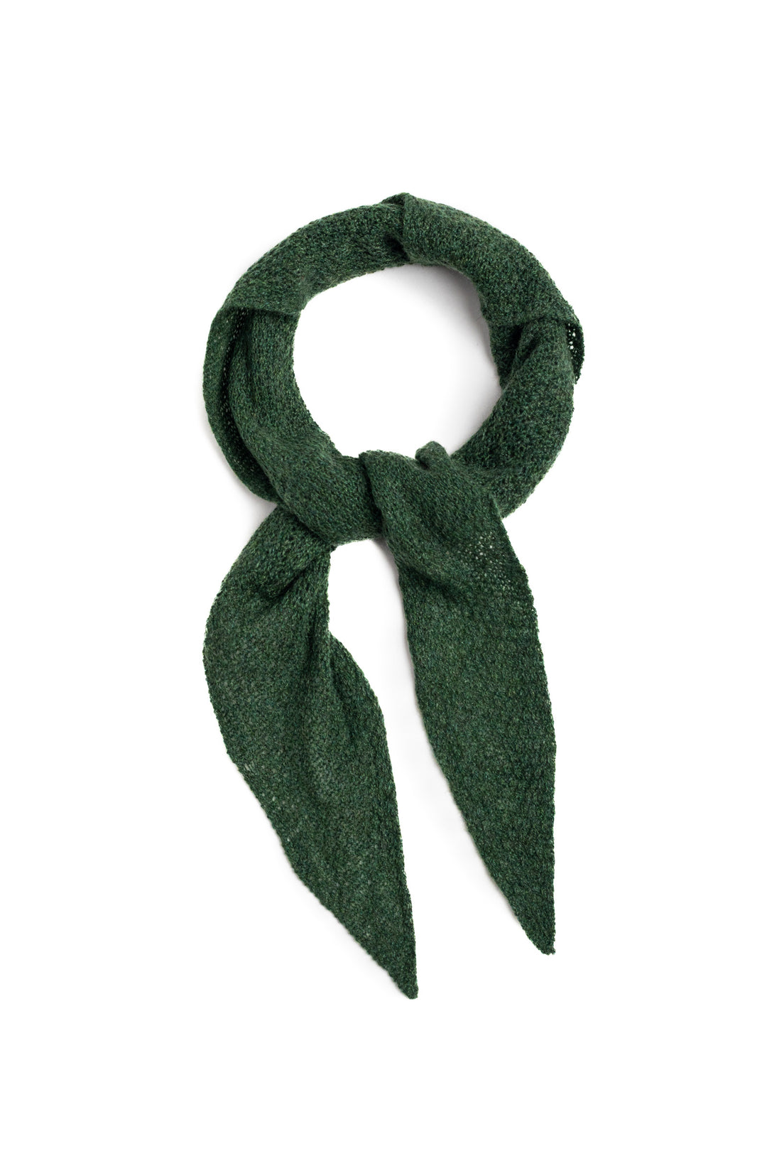 Cashmere triangle scarf #colour_serpentine