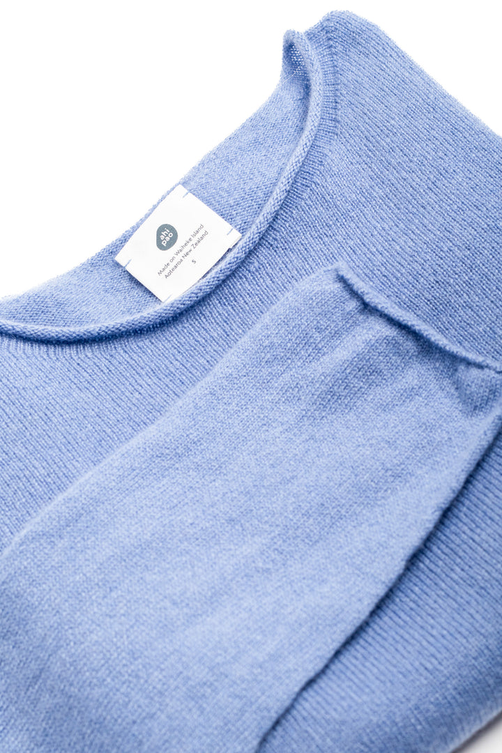 long sleeve cashmere t shirt - #colour_estate-blue