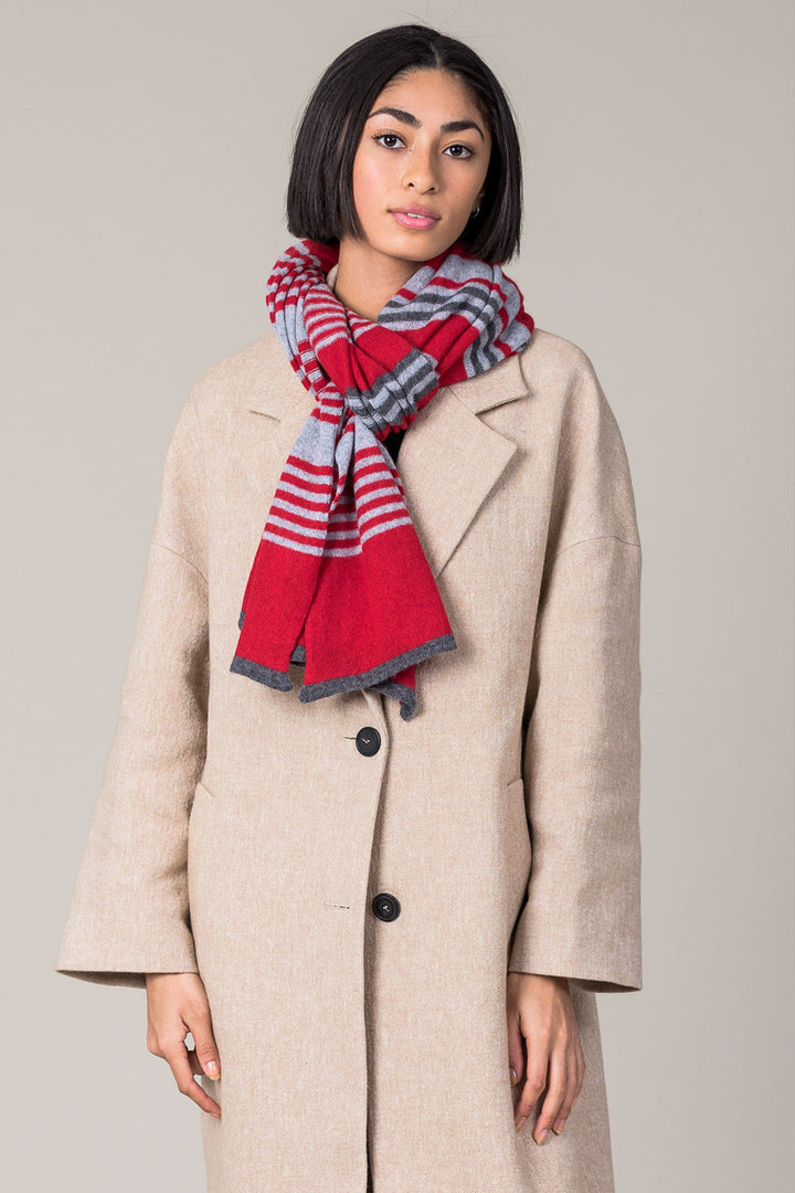 Cashmere 3 Stripe Scarf