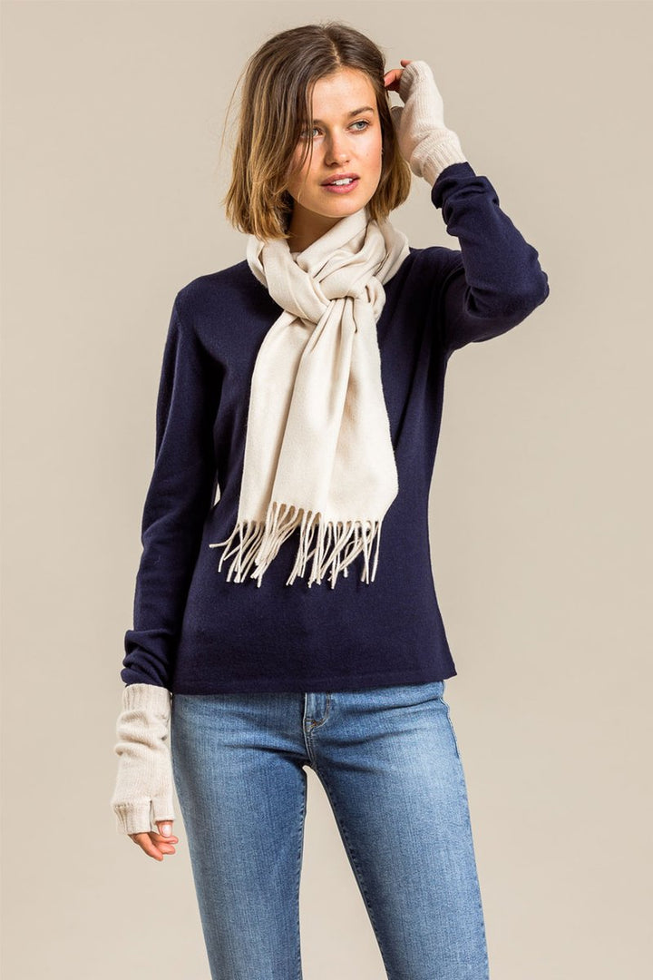 Cashmere Plain Scarf